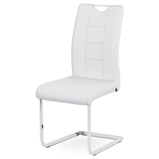 Jídelní židle Autronic bílá Ekokůže DCL-411 WT Autronic