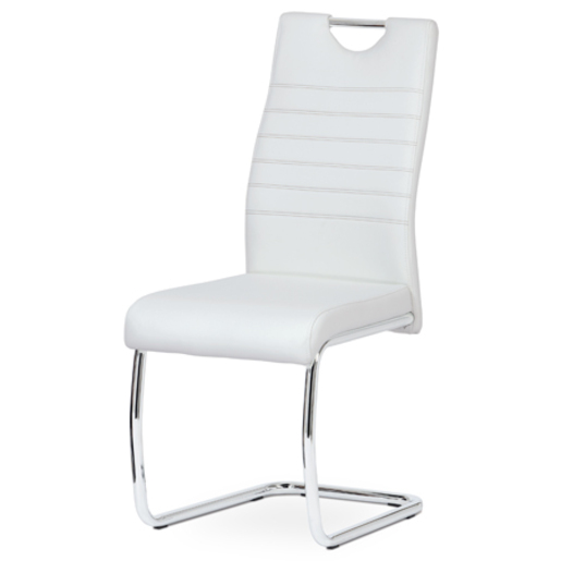 Jídelní židle Autronic bílá Ekokůže DCL-418 WT Autronic