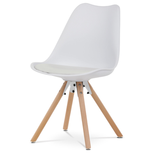 Jídelní židle Autronic bílá Plast CT-762 WT Autronic
