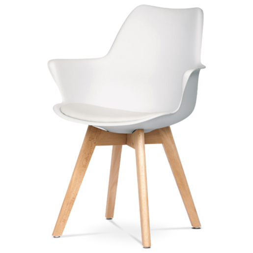 Jídelní židle Autronic bílá Plast CT-771 WT Autronic
