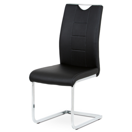 Jídelní židle Autronic černá Ekokůže DCL-411 BK Autronic