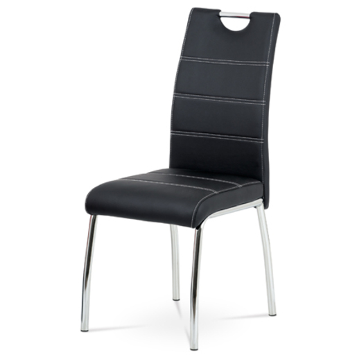 Jídelní židle Autronic černá Ekokůže HC-484 BK Autronic