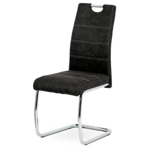 Jídelní židle Autronic černá Látka HC-483 BK3 Autronic