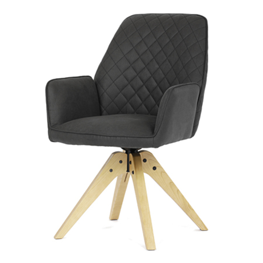 Jídelní židle Autronic černá Látka HC-539 BK3 Autronic
