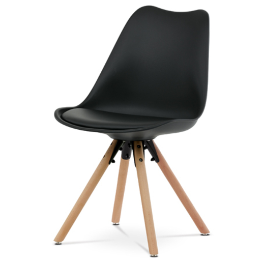 Jídelní židle Autronic černá Plast CT-762 BK Autronic