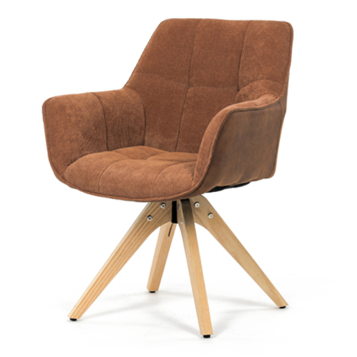 Jídelní židle Autronic hnědá Látka HC-D7180 BR2 Autronic