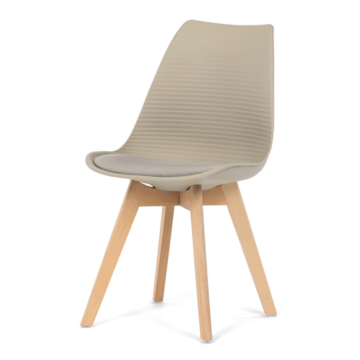 Jídelní židle Autronic hnědá Plast CT-X7055 CAP Autronic