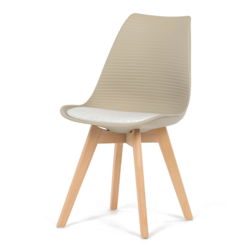 Jídelní židle Autronic hnědá Plast CT-X7055 WT Autronic