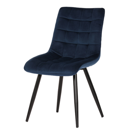 Jídelní židle Autronic modrá Látka CT-384 BLUE4 Autronic