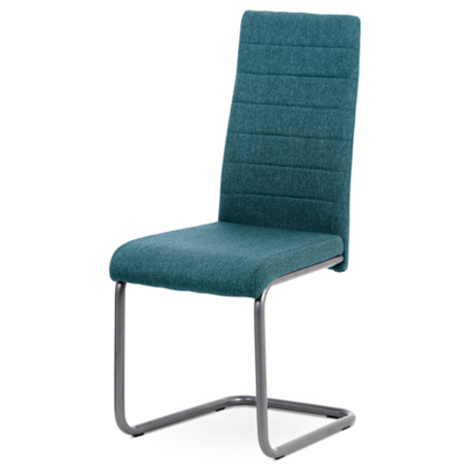 Jídelní židle Autronic modrá Látka DCL-400 BLUE2 Autronic