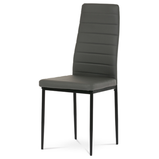 Jídelní židle Autronic šedá Ekokůže DCL-372 GREY Autronic