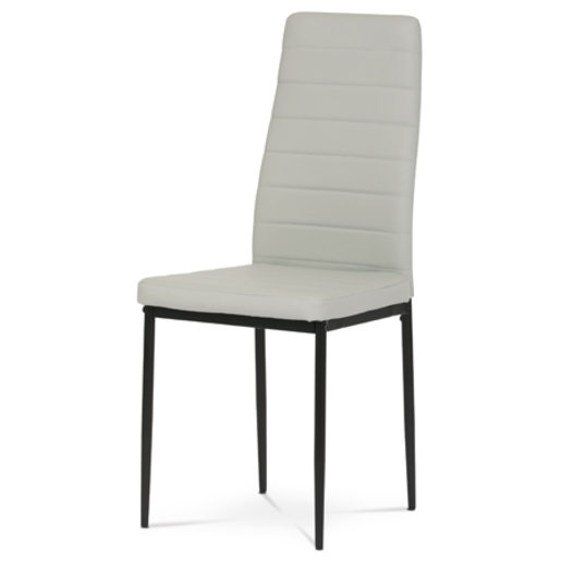 Jídelní židle Autronic šedá Ekokůže DCL-372 SIL Autronic