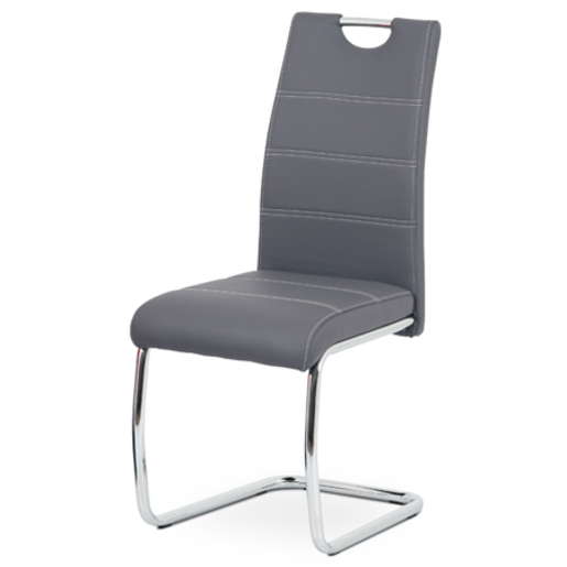 Jídelní židle Autronic šedá Ekokůže HC-481 GREY Autronic