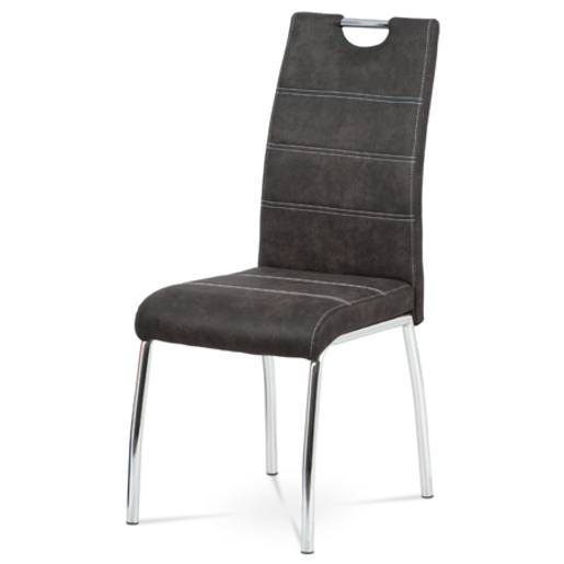 Jídelní židle Autronic šedá Látka HC-486 GREY3 Autronic