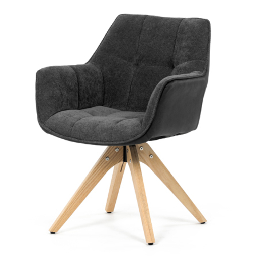 Jídelní židle Autronic šedá Látka HC-D7180 GREY2 Autronic
