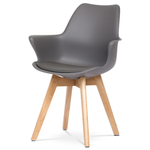 Jídelní židle Autronic šedá Plast CT-771 GREY Autronic