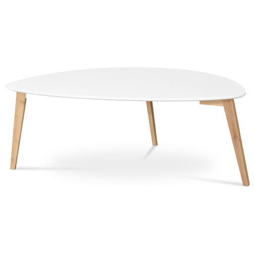 Konferenční stolek Autronic 120x45 cm bílý MDF mat AF-1184 WT Autronic
