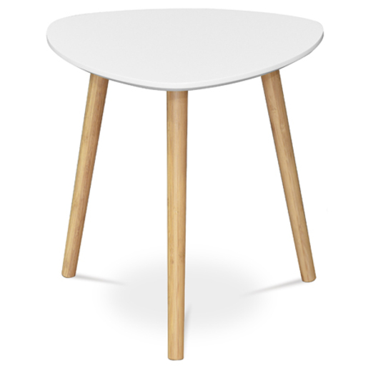 Konferenční stolek Autronic 40x41 cm bílý MDF mat AF-1132 WT Autronic