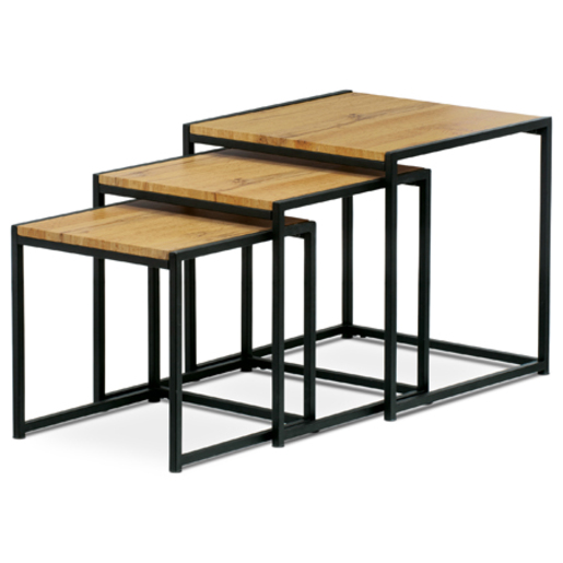Konferenční stolek Autronic 45x45 cm hnědý MDF AF-3003 OAK Autronic