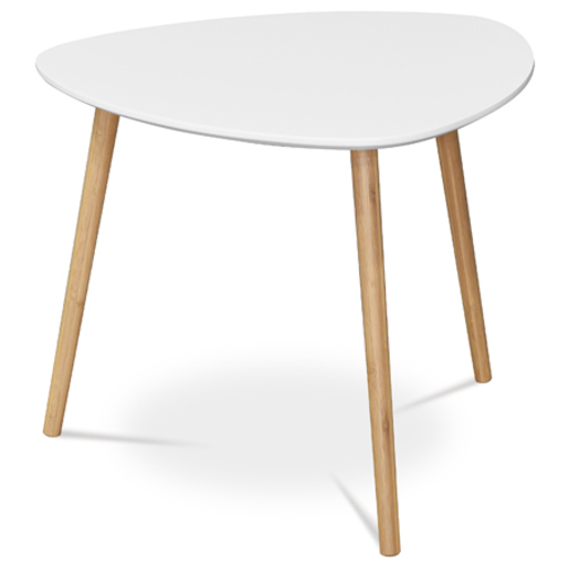 Konferenční stolek Autronic 55x45 cm bílý MDF mat AF-1134 WT Autronic