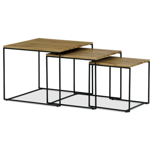 Konferenční stolek Autronic 60x51 cm hnědý MDF AF-3008 OAK Autronic