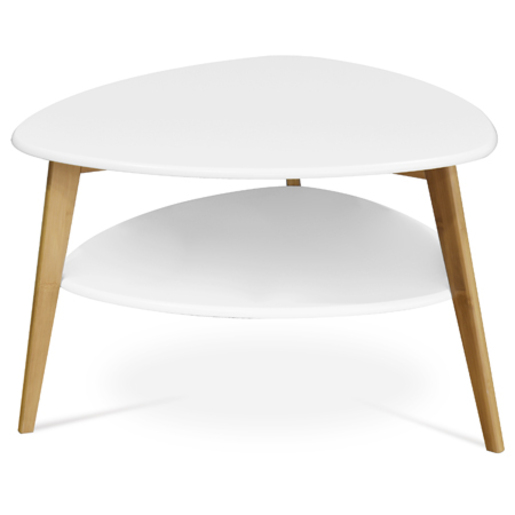 Konferenční stolek Autronic 78x50 cm bílý MDF mat AF-1192 WT Autronic