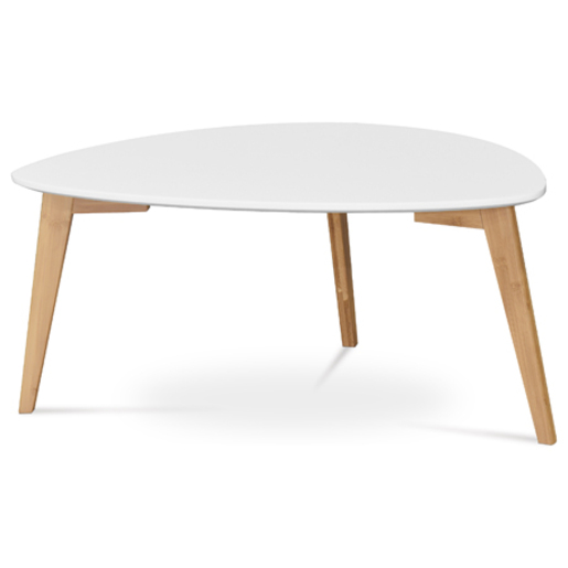 Konferenční stolek Autronic 85x41 cm bílý MDF mat AF-1182 WT Autronic