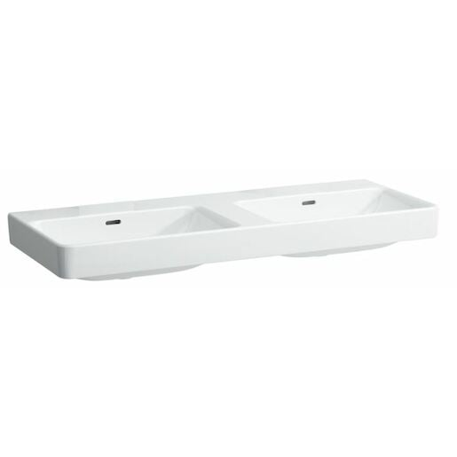 Laufen Pro S dvojumyvadlo 130x46 cm bez otvoru pro baterii h8149680001091 1496.8.000.109.1 Laufen