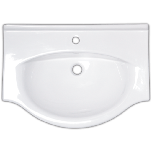 Nábytkové umyvadlo Naturel Pro 81x50 cm otvor pro baterii uprostřed HA5680 Naturel