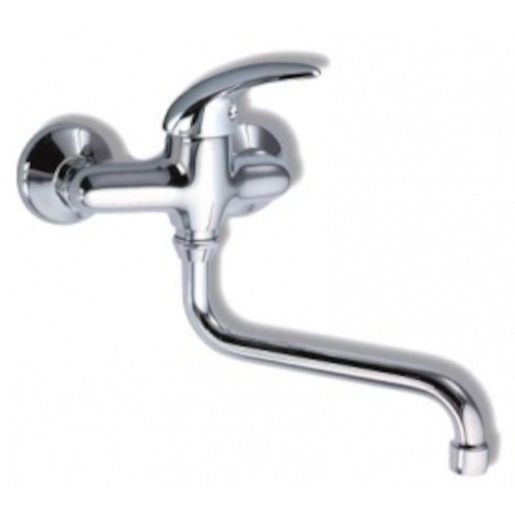 Novaservis Metalia 55 dřezová baterie s otočným ramínkem 150 mm chrom 55070/t.0 55070T.0 Novaservis