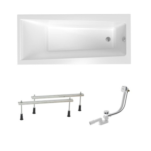 Obdélníková vana Laguna Idea Plus 170x75 cm akrylát levá i pravá SIKOID1700APN Laguna