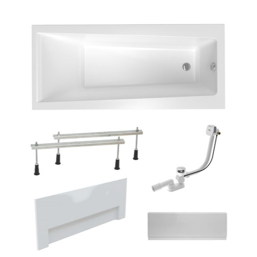 Obdélníková vana Laguna Idea Plus 170x75 cm akrylát levá i pravá SIKOID1700APNP Laguna