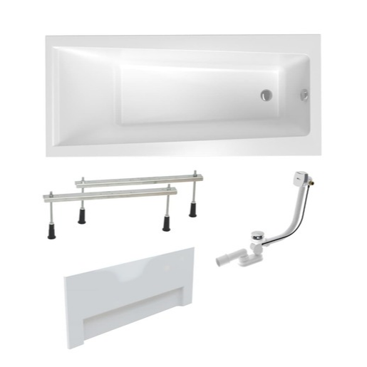 Obdélníková vana Laguna Idea Plus 170x75 cm akrylát levá i pravá SIKOID1700APNPC Laguna