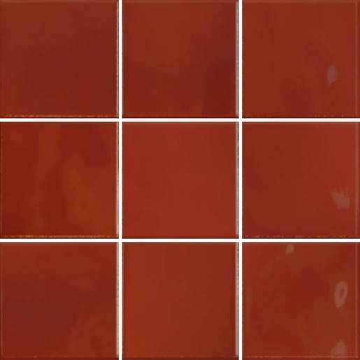 Obklad VitrA Retromix lava red 10x10 cm lesk K9484258 VitrA
