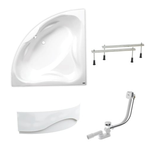 Rohová vana Laguna Royale 150x150 cm akrylát levá i pravá SIKORO1500APNP Laguna