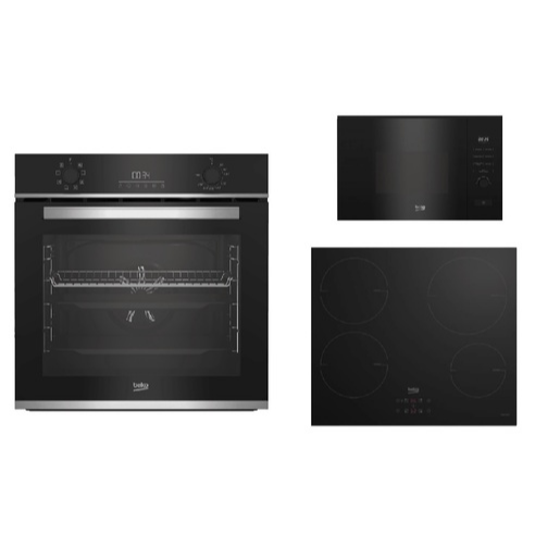 Set spotřebičů Beko BBIM13300X + HII64400MT + BMGB20212B Beko