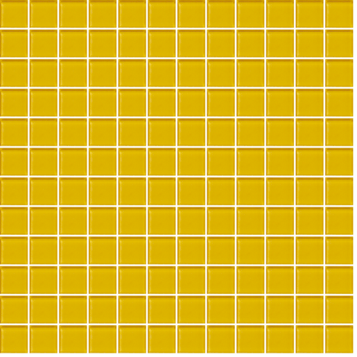 Skleněná mozaika Premium Mosaic žlutá 30x30 cm lesk MOS25YE Premium Mosaic