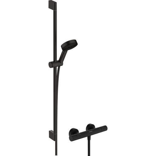 Sprchová baterie Hansgrohe Pulsify Select S se sprchovým setem 150 mm černá matná 24261670 Hansgrohe