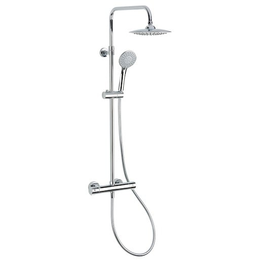 Sprchový systém Optima s termostatickou baterií chrom OPTIMASSTK Optima