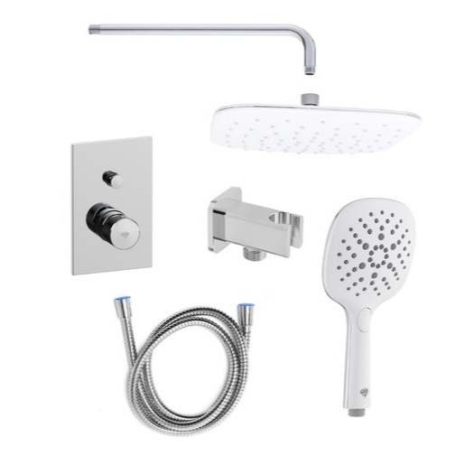 Sprchový systém SAT Evolution včetně podomítkového tělesa chrom SATBSETEVO2 SAT