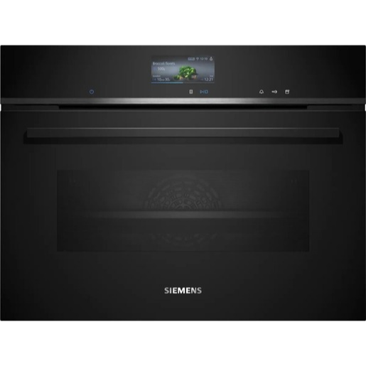 Vestavná kompaktní kombinovaná parní trouba Siemens 60 x 45 cm černá CS756G1B1 Siemens