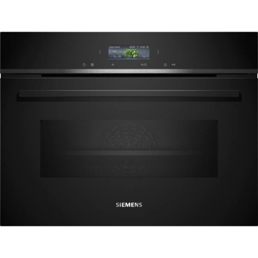 Vestavná kompaktní trouba Siemens s mikrovlnami 60 x 45 cm černá CM724G1B1 Siemens