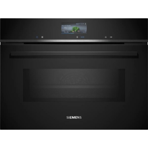 Vestavná kompaktní trouba Siemens s mikrovlnami 60 x 45 cm černá CM736GAB1 Siemens