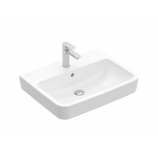Villeroy & Boch O.novo umyvadlo 60x46 cm otvor pro baterii uprostřed 4A416001 Villeroy & Boch