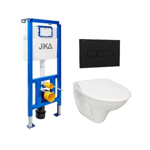 Závěsný WC set Jika Nila do lehkých stěn / předstěnový KMPLJIKASBS