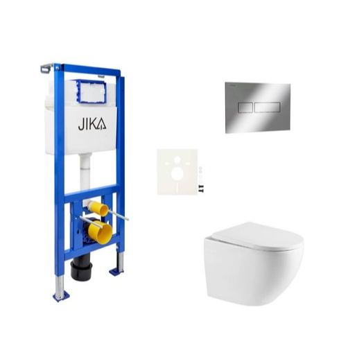 Závěsný wc set do lehkých stěn / předstěnová SAT SIKOJSREX67CR SAT