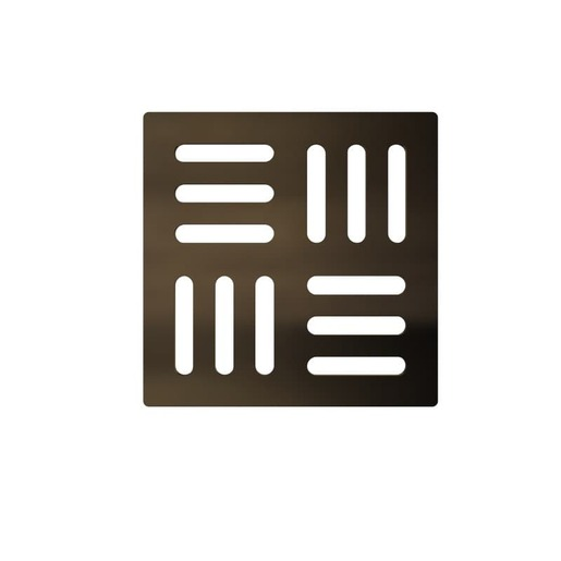 Alca Designová mřížka 102×102 mm bronz-antic MPV001-ANTIC Alca
