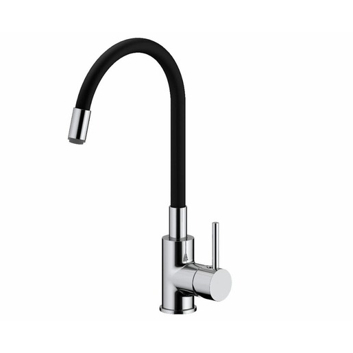 Dřezová baterie S-line Pro se silikonovým ramínkem černá/chrom SIKOBSLPRO290C S-Line Pro