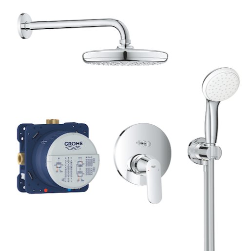 Grohe Eurosmart Cosmopolitan sprchový systém včetně podomítkového tělesa chrom 25219001 G25219001 Grohe