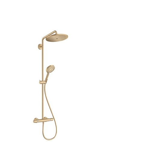 Hansgrohe Croma-Select sprchový systém s termostatickou baterií kartáčovaný bronz 26 891 140 Hansgrohe